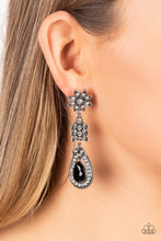 Load image into Gallery viewer, Floral Fantasy - Black - Paparazzi Earring
