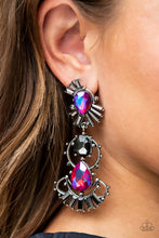 Load image into Gallery viewer, Ultra Universal - Pink - 2022 July Paparazzi Life of the Party Earring
