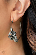Load image into Gallery viewer, Arctic Attitude - Silver - June 2022 Paparazzi Fashion Fix Hoop Earring
