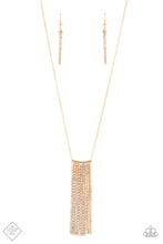 Load image into Gallery viewer, Stellar Crescendo - Gold - July 2022 Paparazzi Fashion Fix Necklace
