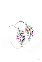 Load image into Gallery viewer, Arctic Attitude - Multi Iridescent - Paparazzi Hoop Earring
