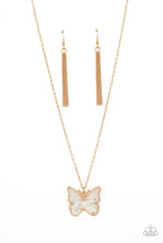 Load image into Gallery viewer, Gives Me Butterflies - Gold - Paparazzi Necklace
