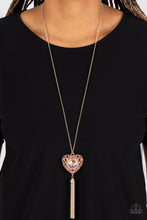 Load image into Gallery viewer, Prismatic Passion - Rose Gold Iridescent- Paparazzi Necklace
