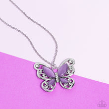 Load image into Gallery viewer, Wings Of Whimsy - Purple - Paparazzi Necklace
