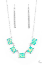 Load image into Gallery viewer, Opalescent Oblivion - Blue - Paparazzi Necklace
