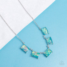 Load image into Gallery viewer, Opalescent Oblivion - Blue - Paparazzi Necklace
