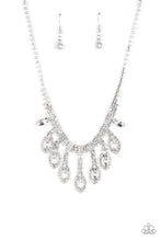 Load image into Gallery viewer, REIGNING Romance - White - 2022 November Paparazzi Life of the Party Necklace
