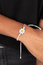 Load image into Gallery viewer, DAISY Little Thing - White - Paparazzi Bracelet
