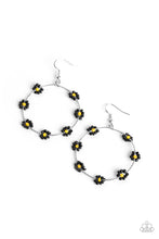 Load image into Gallery viewer, Dainty Daisies - Black - Paparazzi Earring
