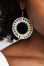 Load image into Gallery viewer, Wall Street Wreaths - Gold - Paparazzi Earring
