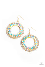 Load image into Gallery viewer, Wall Street Wreaths - Gold - Paparazzi Earring

