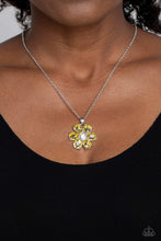 Load image into Gallery viewer, Fancy Flower Girl - Yellow - Paparazzi Necklace
