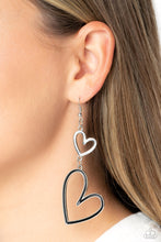 Load image into Gallery viewer, Pristine Pizzazz - Black - Paparazzi Earring
