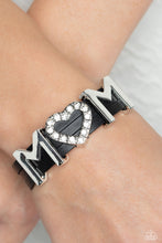 Load image into Gallery viewer, Heart of Mom - Black - Paparazzi Bracelet
