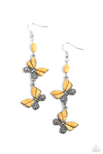 Load image into Gallery viewer, Spirited Soar - Yellow - Paparazzi Earring
