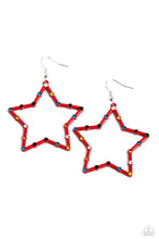 Load image into Gallery viewer, Confetti Craze - Red - Paparazzi Earring
