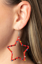 Load image into Gallery viewer, Confetti Craze - Red - Paparazzi Earring
