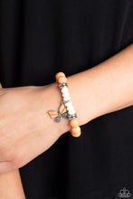 Load image into Gallery viewer, Bold Butterfly - Orange  - Paparazzi Bracelet

