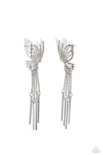 Load image into Gallery viewer, A Few Of My Favorite WINGS - White - Paparazzi Earrings 2023 Convention Exclusive
