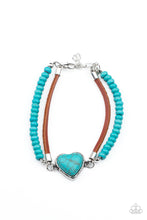 Load image into Gallery viewer, Charmingly Country - Turquoise Blue - Paparazzi Bracelet

