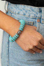 Load image into Gallery viewer, Eco Experience - Turquoise Blue - Paparazzi Bracelet
