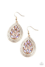 Load image into Gallery viewer, Encased Elegance - Gold - Paparazzi Earring
