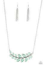 Load image into Gallery viewer, Frosted Foliage - Green - Paparazzi Necklace
