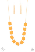 Load image into Gallery viewer, Hello, Material Girl - Orange - April 2021 Paparazzi Fashion Fix Necklace
