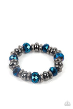Load image into Gallery viewer, Power Pose - Blue - 2022 May Paparazzi Life of the Party Bracelet
