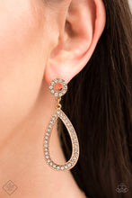 Load image into Gallery viewer, Regal Revival - Gold - April 2021 Paparazzi Fashion Fix Earring
