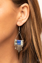 Load image into Gallery viewer, Riverbed Bounty - Blue - Paparazzi Earring

