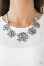 Load image into Gallery viewer, Written in the STAR LILIES - Pink - Paparazzi Necklaces
