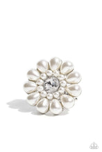 Load image into Gallery viewer, PEARL Talk - White - Paparazzi Ring 2023 September Life of the Party
