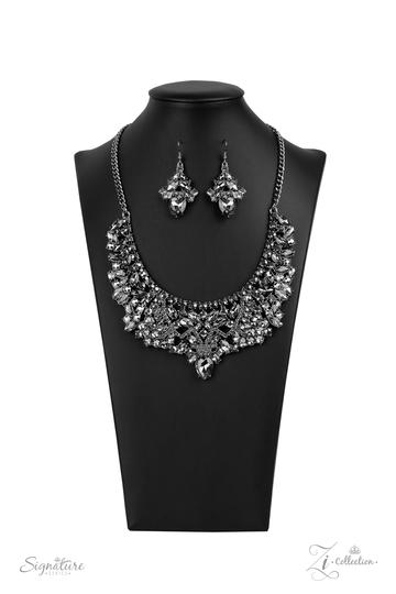 Paparazzi THE TINA - Rhinestones Necklace & Earrings - Zi Signature Collection 2020