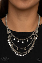 Load image into Gallery viewer, Always On CHIME - Silver - Paparazzi Black Diamond Exclusive Necklace
