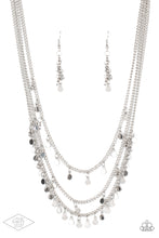 Load image into Gallery viewer, Always On CHIME - Silver - Paparazzi Black Diamond Exclusive Necklace
