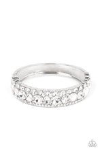 Load image into Gallery viewer, Mega Megawatt - White - 2022 February Paparazzi Life of the Party Bracelet
