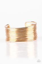 Load image into Gallery viewer, Wire Warrior - Gold - Paparazzi Bracelet
