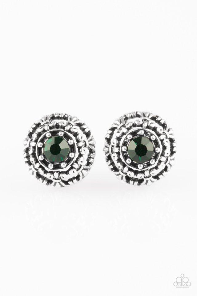 Courtly Courtliness - Green - Paparazzi Earring