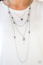 Load image into Gallery viewer, PRE-ORDER - Key Keynote - Blue - Paparazzi Necklace
