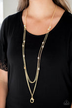 Load image into Gallery viewer, Sparkle of the Day - Gold - Paparazzi Lanyard
