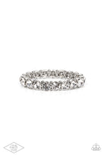 Load image into Gallery viewer, Sugar-Coated Sparkle - White - Paparazzi Black Diamond Exclusive Bracelet
