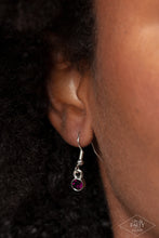 Load image into Gallery viewer, Flirtatiously Flashy - Purple - Paparazzi Black Diamond Exclusive Necklace
