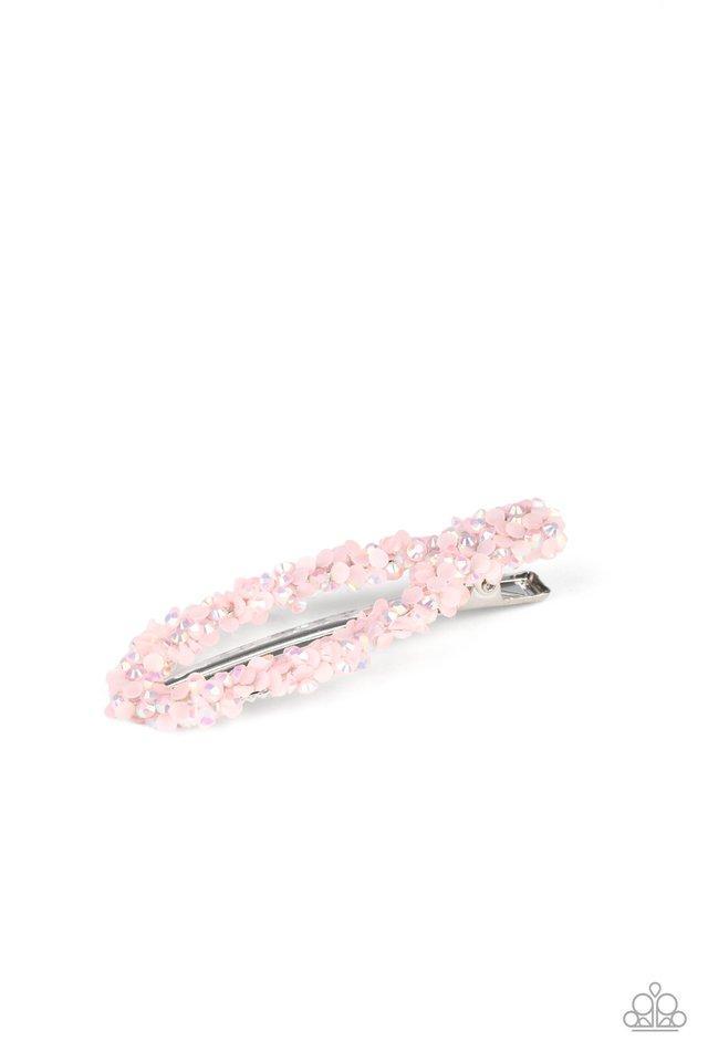 Dusted In Dazzle - Pink - Paparazzi Hair Clip