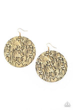 Load image into Gallery viewer, Animal Planet - Gold - Paparazzi Earring
