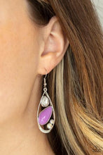 Load image into Gallery viewer, Harmonious Harbors - Purple - Paparazzi Earring
