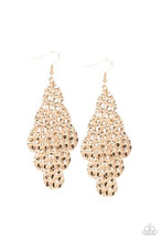 Load image into Gallery viewer, Instant Incandescence - Gold - Paparazzi Earring
