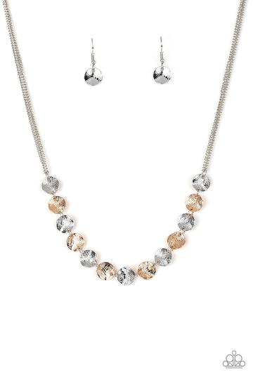 Simple Sheen - Silver - Paparazzi Necklace