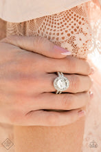 Load image into Gallery viewer, Unstoppable Sparkle - White - January 2021 Paparazzi Fashion Fix Ring
