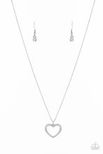 Load image into Gallery viewer, Glow by Heart - White - Paparazzi Necklace
